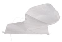 Sandsack weiss leer mit Bindeband (40x60)