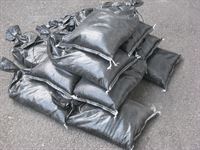 Sandsack schwarz gefüllt