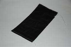 Sandsack schwarz 30x 60 cm mit Bindeband