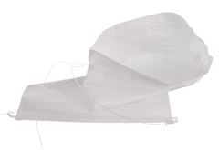Sandsack weiss leer 40x60 cm mit Bindeband