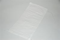 Sandsack weiss leer mit Bindeband